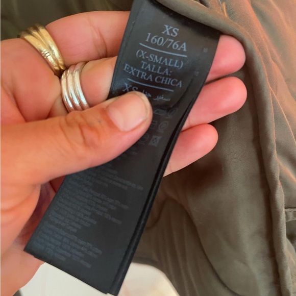 EUC All Saints army green liner - Picture 3 of 5